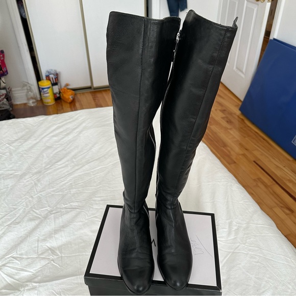 Michael Kors over the knee leather boots - Picture 3 of 10